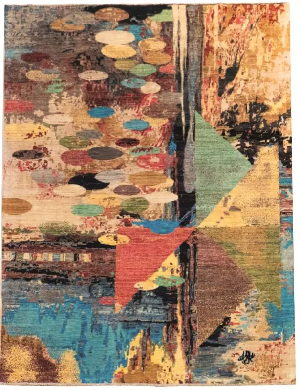 Modern Afghan Tribal Art vloerkleed Brokking Vloerkledenspecialist.nl