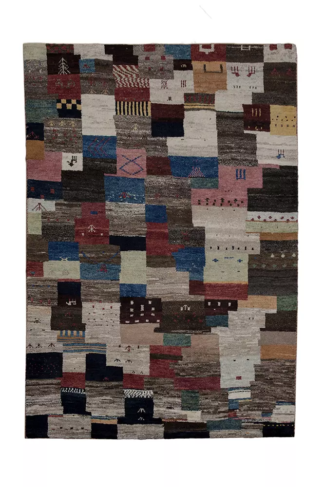 Iraans Gabbeh design vloerkleed
