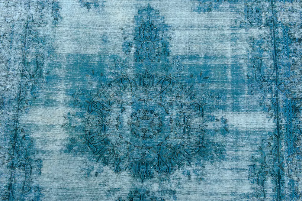 Iran Vintage Blue Lagoon vloerkleed Brokking Vloerkledenspecialist.nl IJsselstein