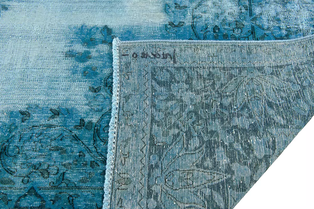 Iran Vintage Blue Lagoon vloerkleed Brokking Vloerkledenspecialist.nl IJsselstein