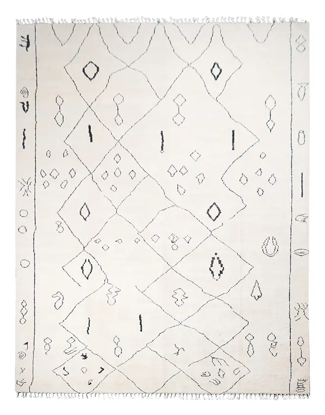 Modern Berber vloerkleed