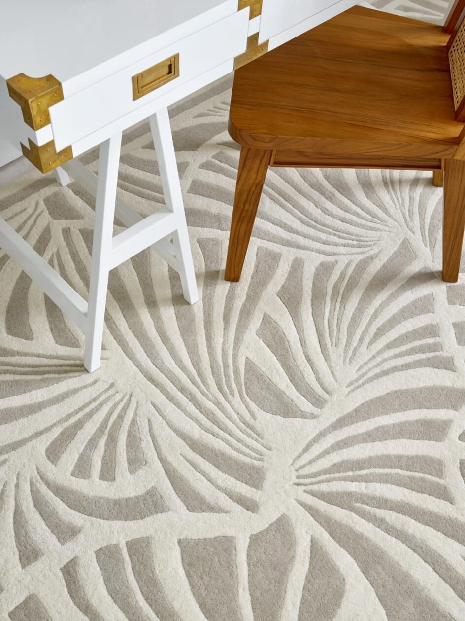 Florence Broadhurst Japanese Fans Ivory vloerkleed