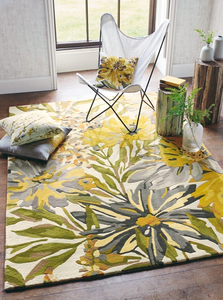 Harlequin Floreale Maize vloerkleed