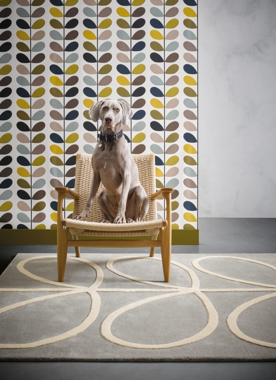 Orla Kiely Giant Linear 059404 vloerkleed