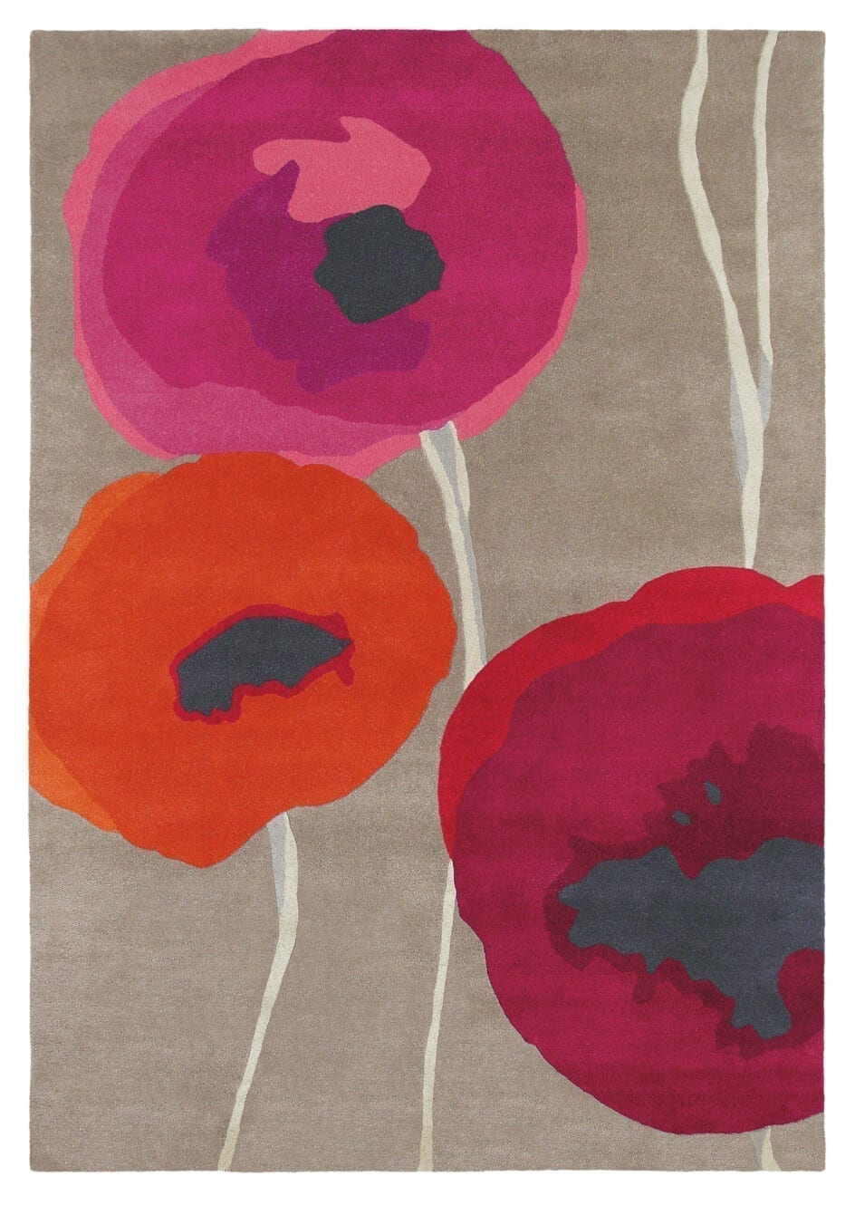 Sanderson Poppies 45700 vloerkleed