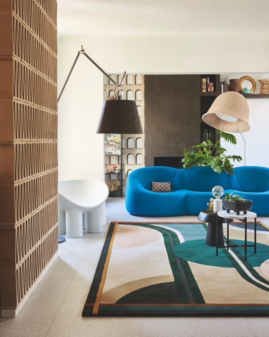 Vloerkleed Designer Toulemonde Bochart sfeerfoto