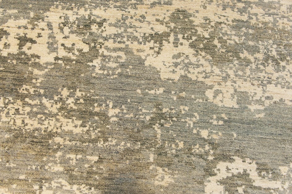 Natural design wol en viscose vloerkleed