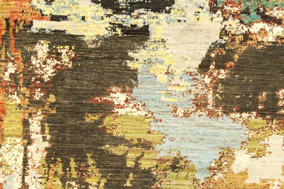 Abstract design vloerkleed