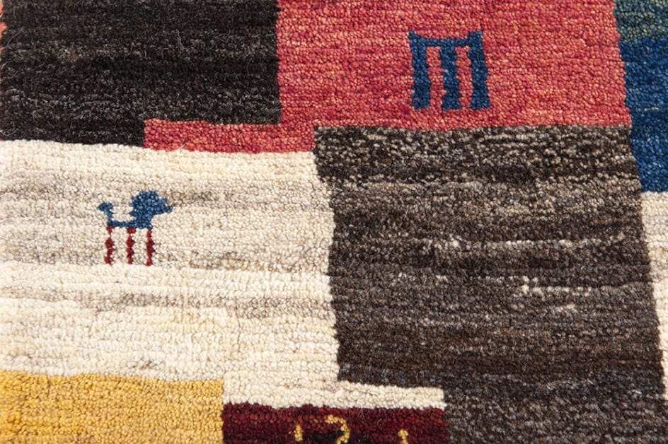Modern Iraans Gabbeh vloerkleed Brokking Vloerkledenspecialist.nl IJsselstein