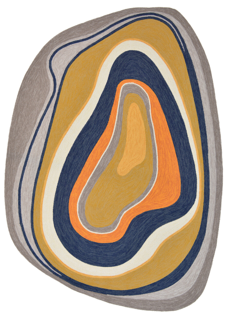 Outdoor vloerkleed Brink & Campman Aura Ochre