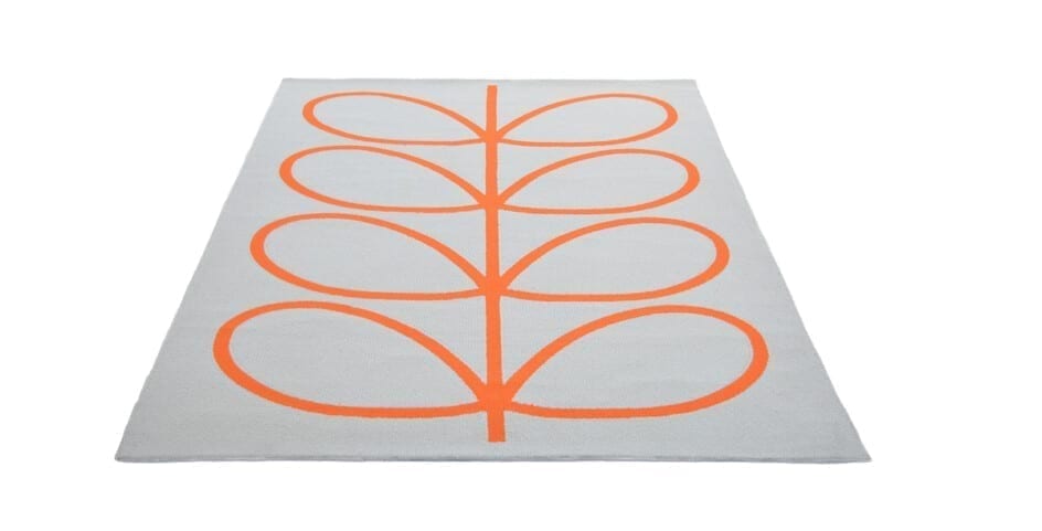Outdoor vloerkleed Giant linear stem persimmon