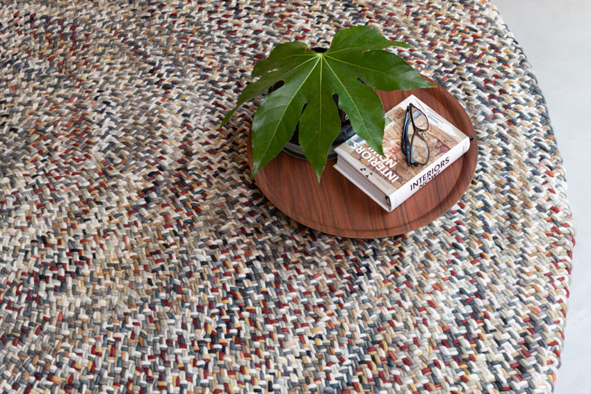 de Munk Carpets Intorno mix rond vloerkleed