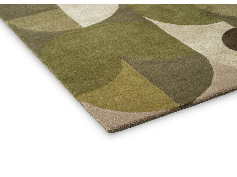 Brink & Campman Decor Cosmo Greens 095207 vloerkleed Brokking Vloerkledenspecialist.nl IJsselstein