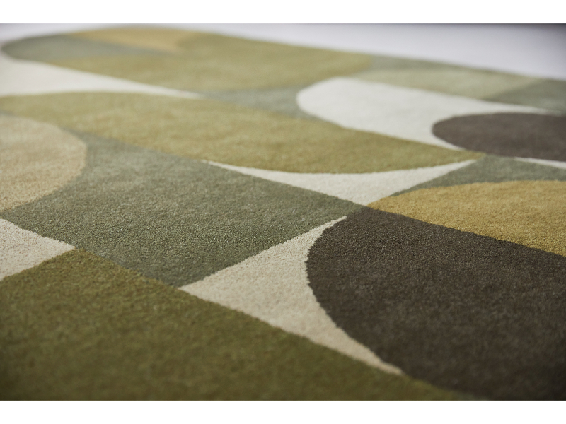 Brink & Campman Decor Cosmo Greens 095207 vloerkleed Brokking Vloerkledenspecialist.nl IJsselstein