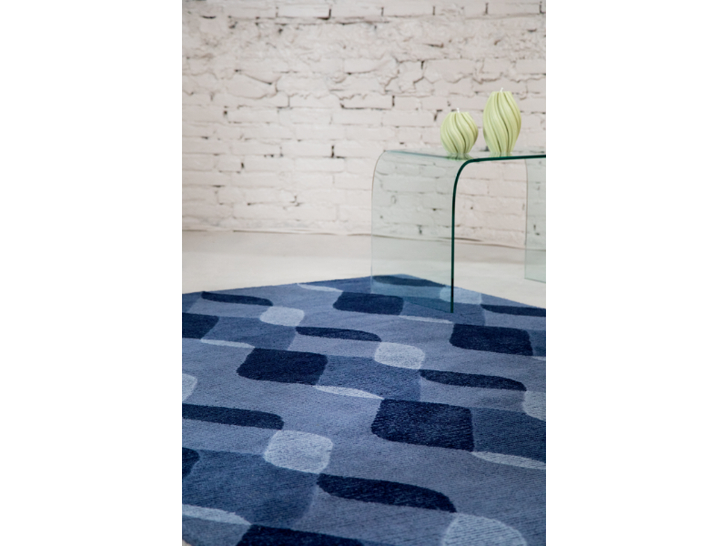 Brink & Campman Riff Water Blue 098208 vloerkleed Brokking Vloerkledenspecialist.nl IJsselstein