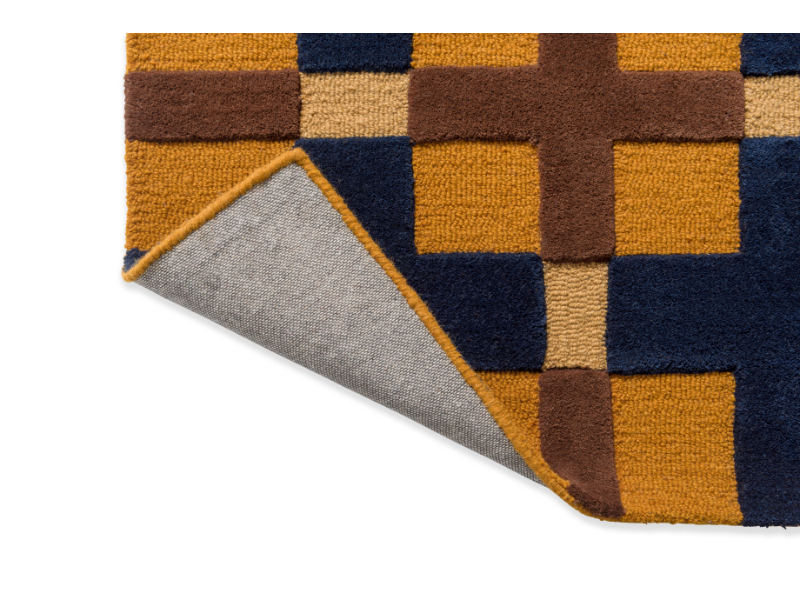 Brink & Campman Decor Milano Golden Ochre 097806 vloerkleed Brokking Vloerkledenspecialist.nl IJsselstein