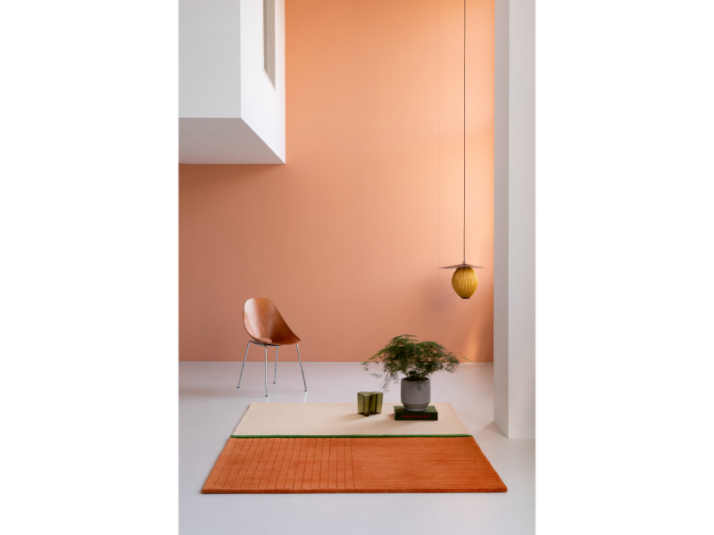 Brink & Campman Rhythm Tangerine 098003 vloerkleed Brokking Vloerkledenspecialist.nl IJsselstein