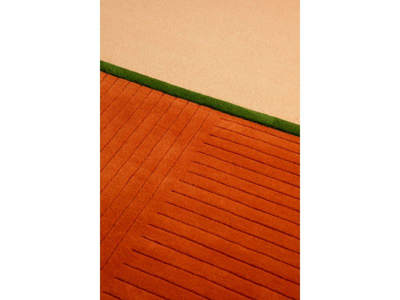 Brink & Campman Rhythm Tangerine 098003 vloerkleed Brokking Vloerkledenspecialist.nl IJsselstein