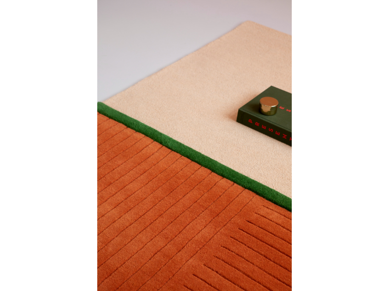 Brink & Campman Rhythm Tangerine 098003 vloerkleed Brokking Vloerkledenspecialist.nl IJsselstein