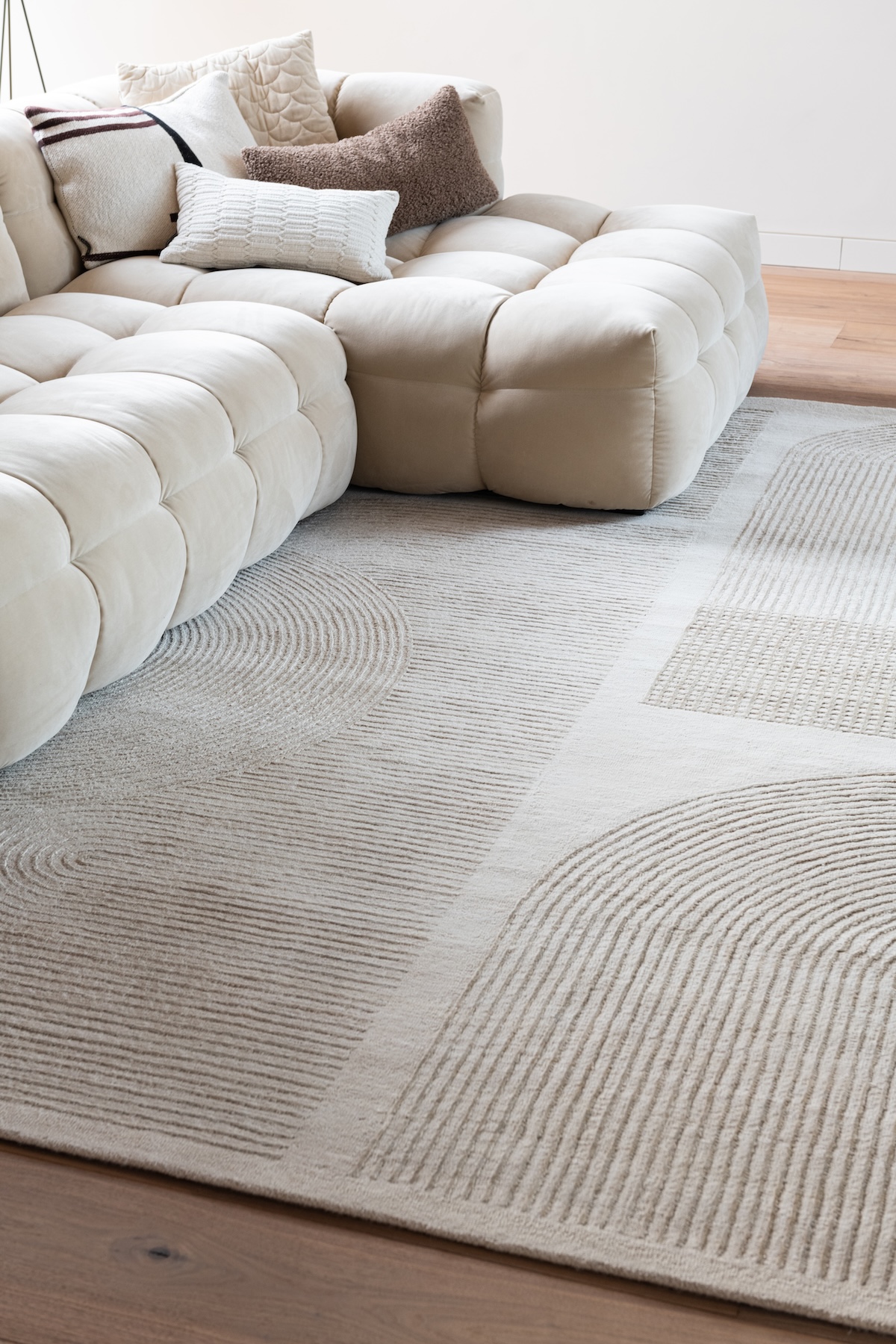 Almond Desert beige vloerkleed
