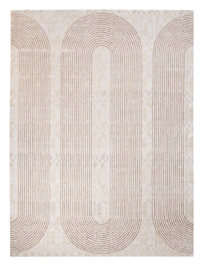 Ivory Oval vloerkleed