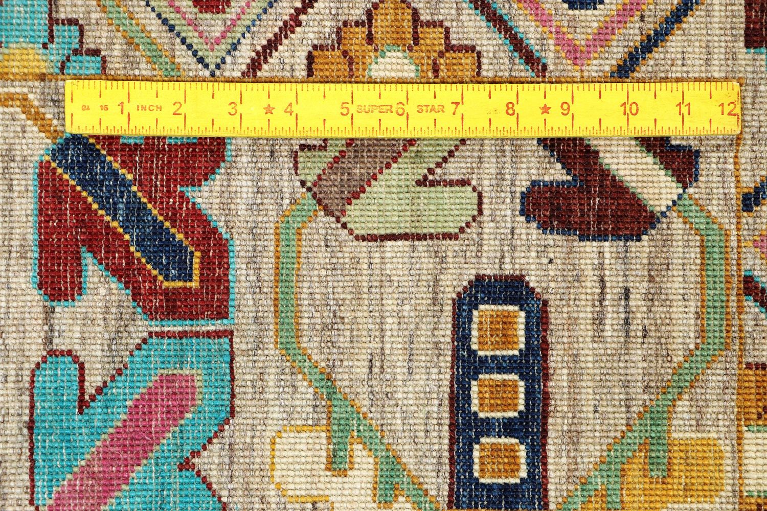Chobi Art-Deco detail vloerkleed Brokking Vloerkledenspecialist.nl IJsselstein
