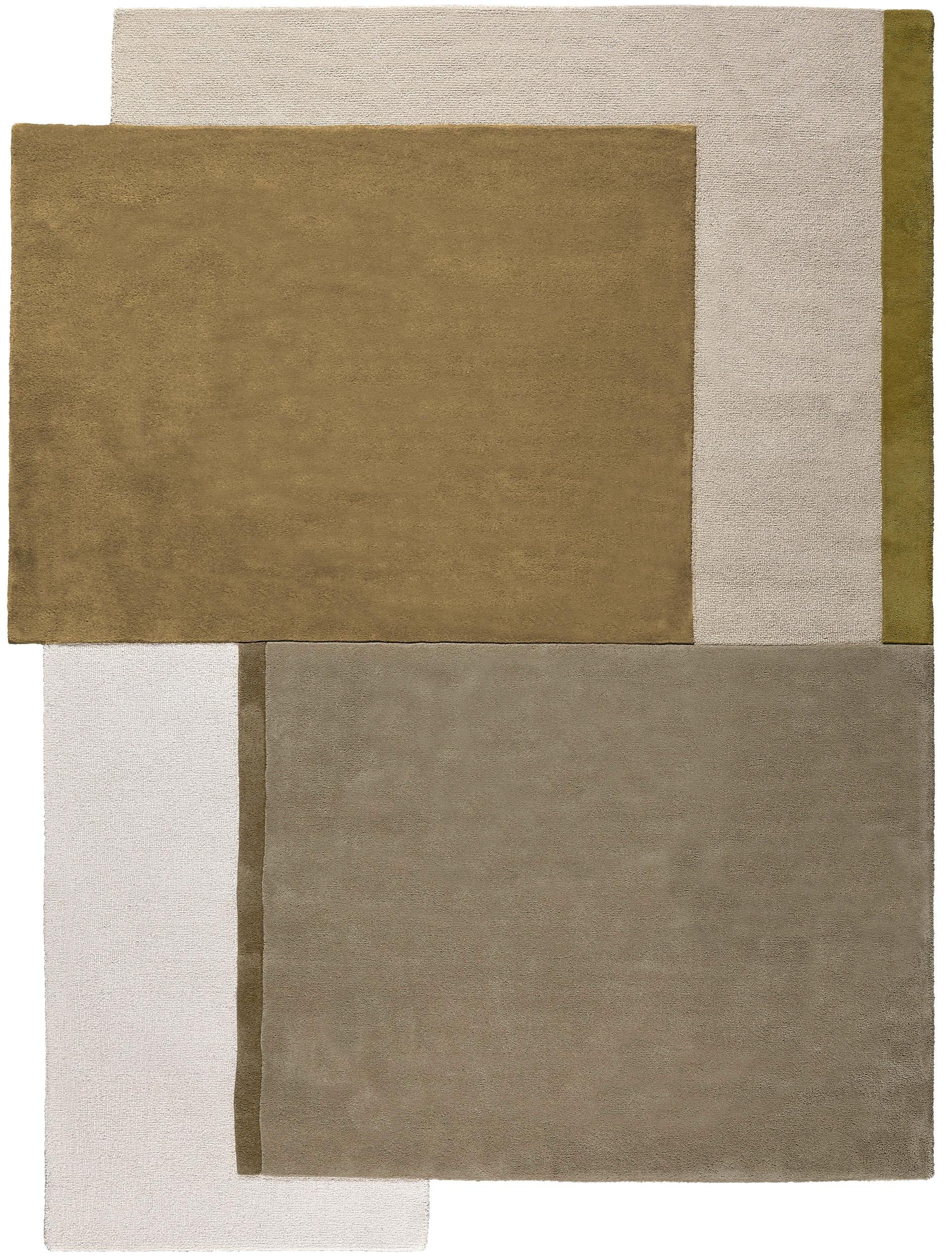 Umare 720 green olive vloerkleed Brokking Vloerkledenspecialist.nl IJsselstein