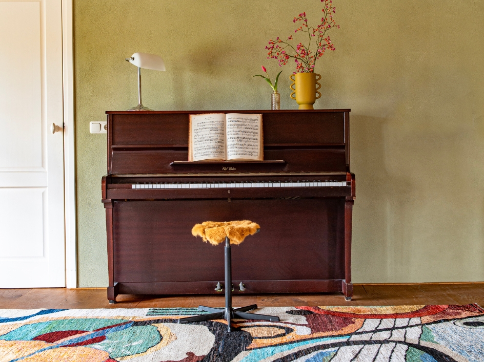 Effect van een wollen vloerkleed