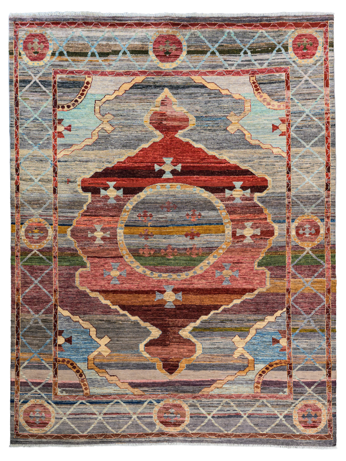 Art Deco Medaillon vloerkleed Brokking Vloerkledenspecialist.nl IJsselstein (16)