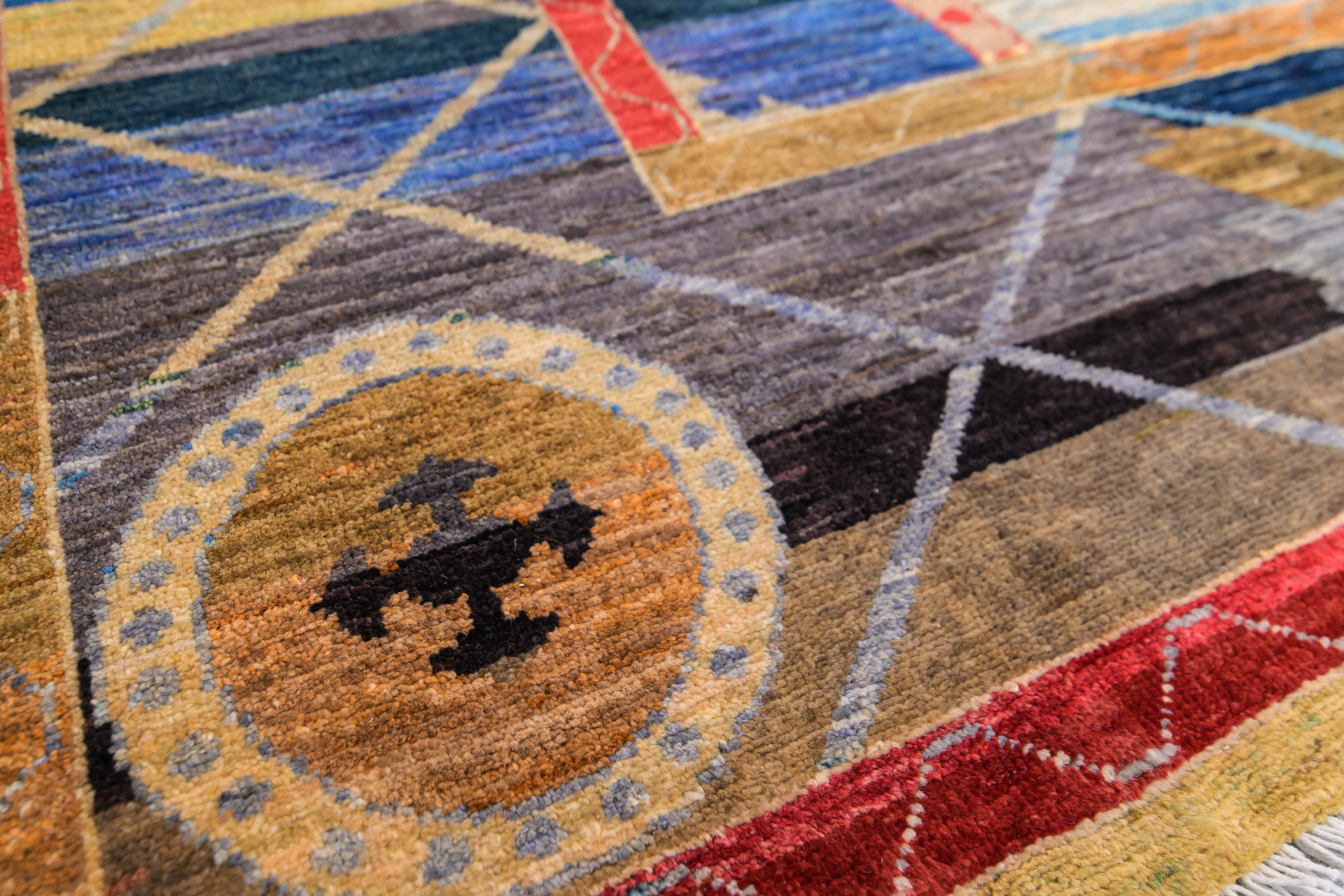 Art Deco Medaillon vloerkleed Brokking Vloerkledenspecialist.nl IJsselstein groot