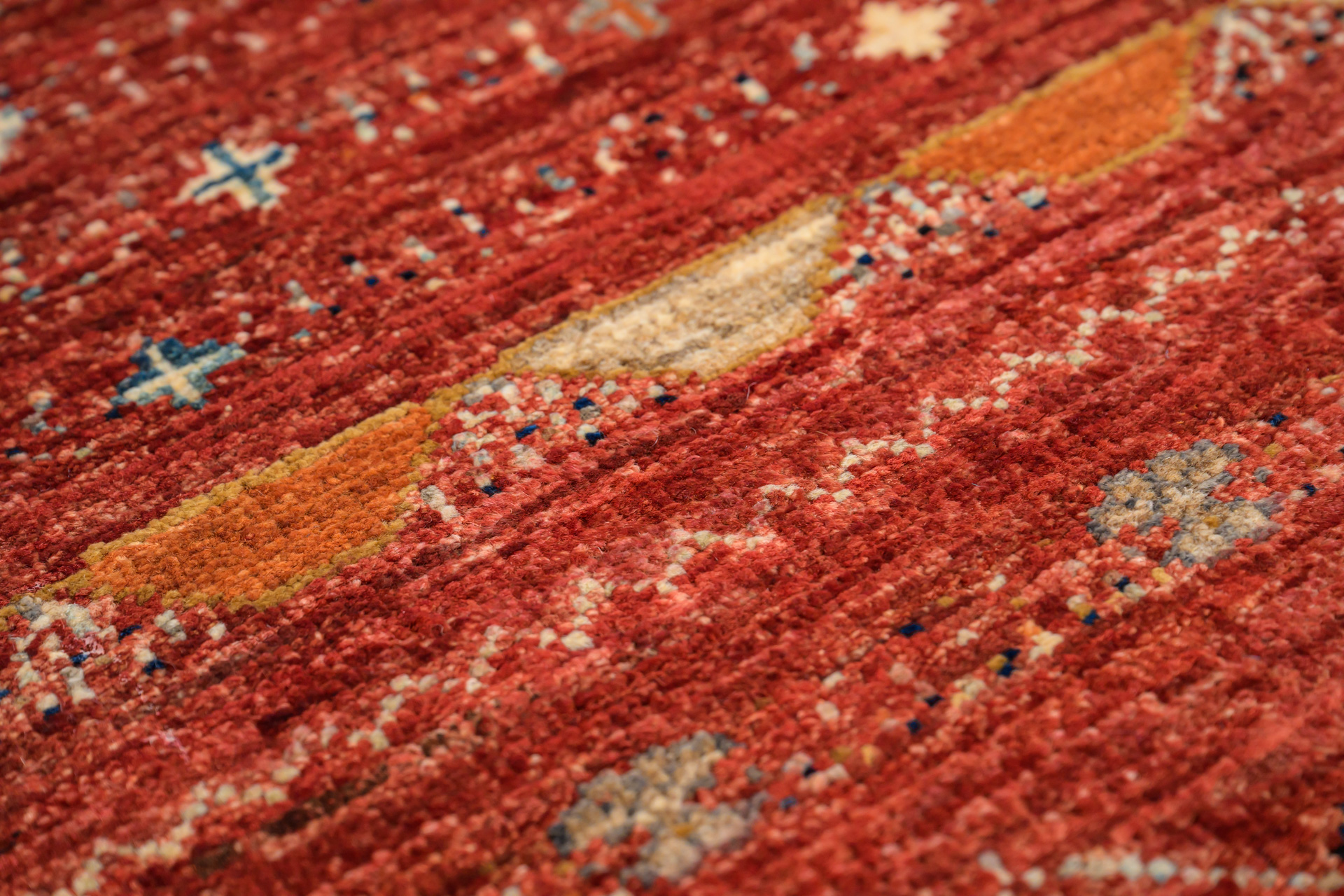 Oushak red vloerkleed